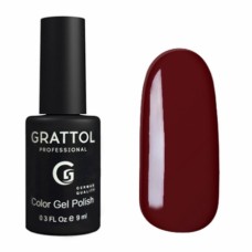 Grattol Color Gel Polish Red Brown 023, 9 мл