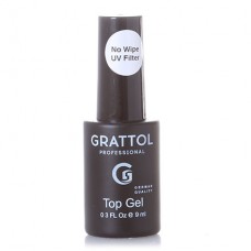 Топ Grattol No Wipe Top Gel UV Filter 9 мл.